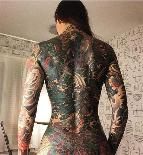 female yakuza tattoos.